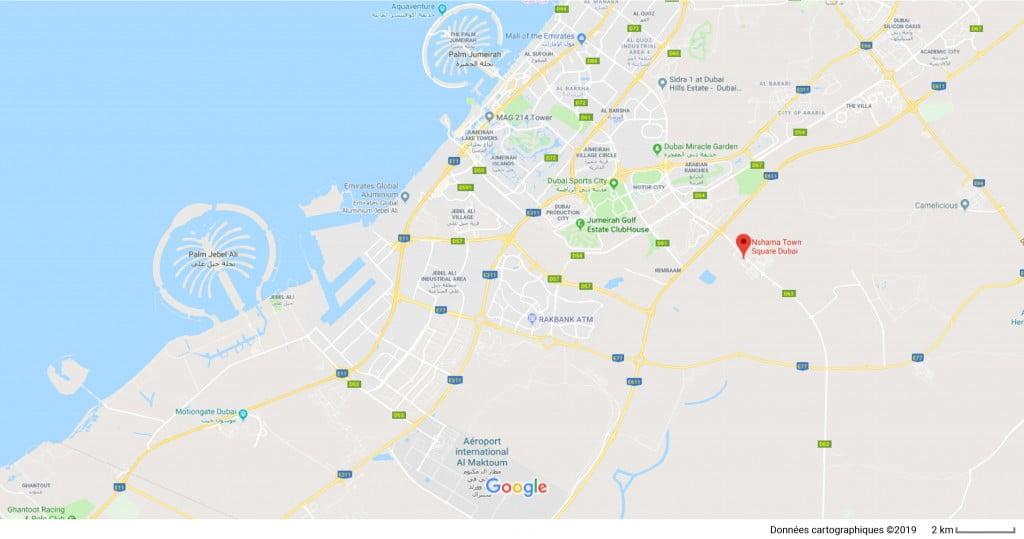 carte - Immobilier Dubai