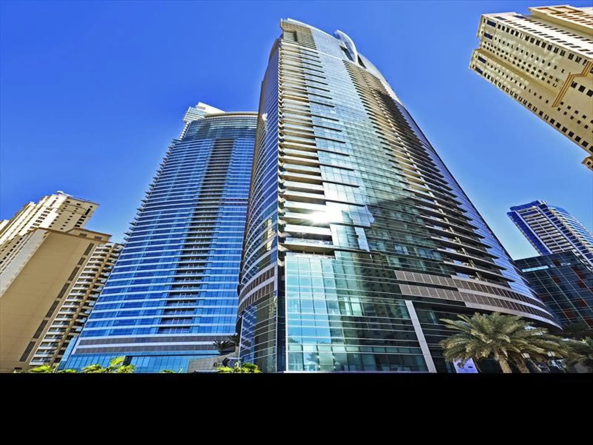 Appartement de 2 chambres, Al Fattan Tower, Dubai Marina, Meublé, Vue partielle sur la mer et Marina – Appartement Dubai (9/1
