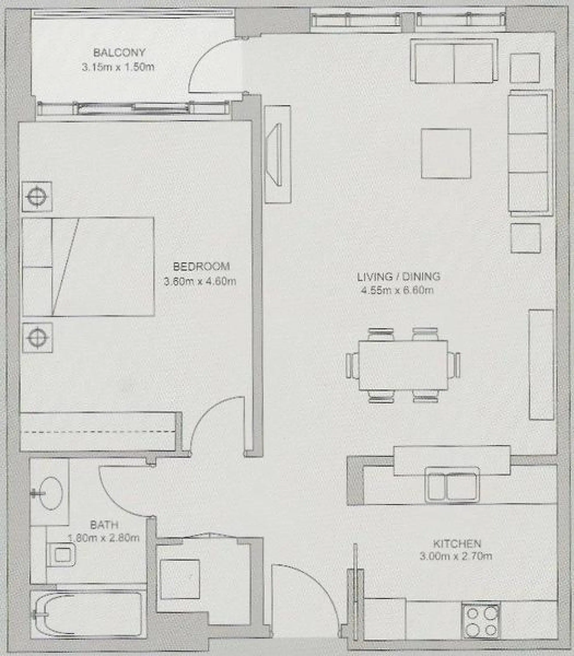 buv8-1590744237231 Apt 1 ch meublé, Downtown Dubai, Burj vue – Appartement Dubai (9/9)