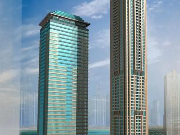 2 CH + parking attribué à Churchill Res Tower, Business Bay – Appartement Dubai (1/8)