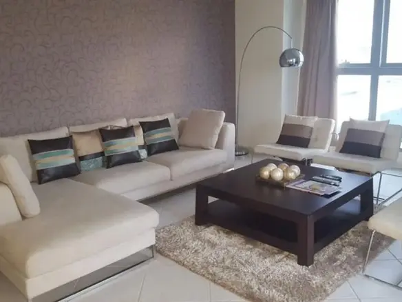 3 CH LUXUEUSES MEUBLEE + BONNE AVEC VUE 100% SUR LA MER – Appartement Dubai (1/7)