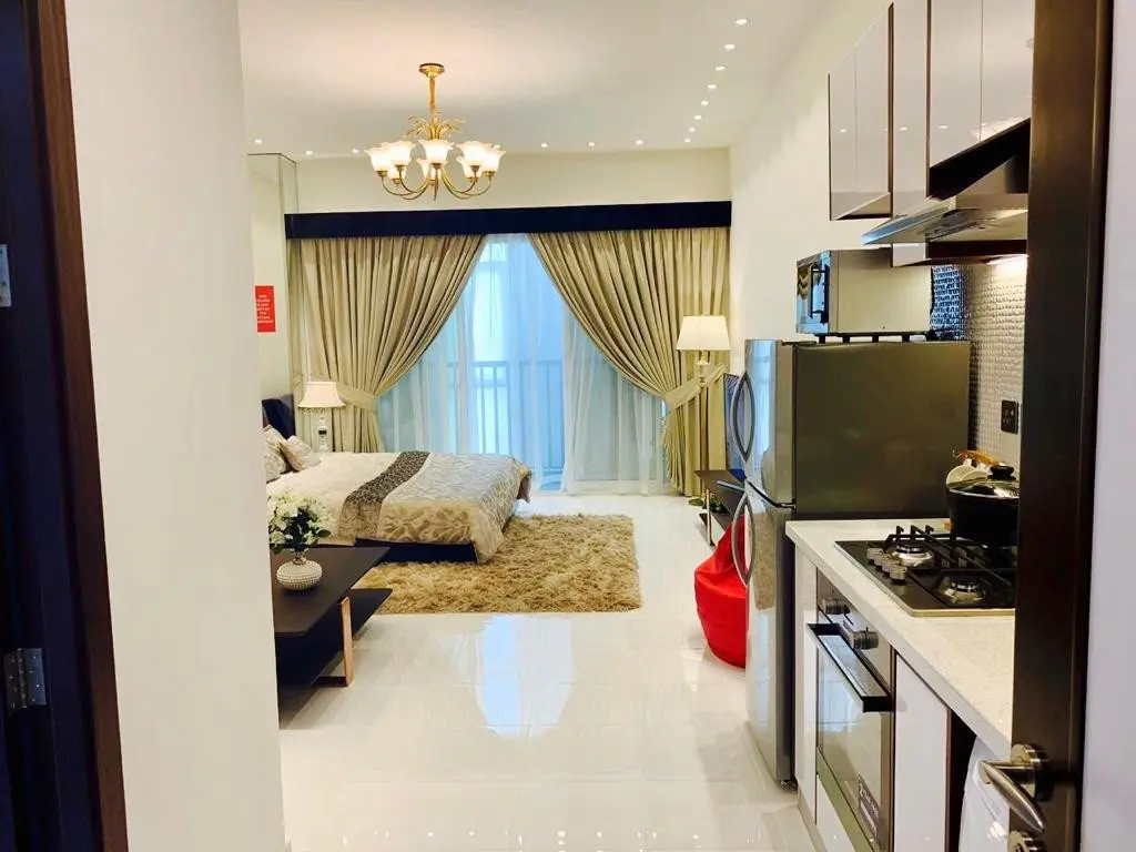 5 Exclusivité/Revente: Belle opportunité studio neuf semi-meublé - résidence Wavez by Danube. Appartement Dubai (6/7)