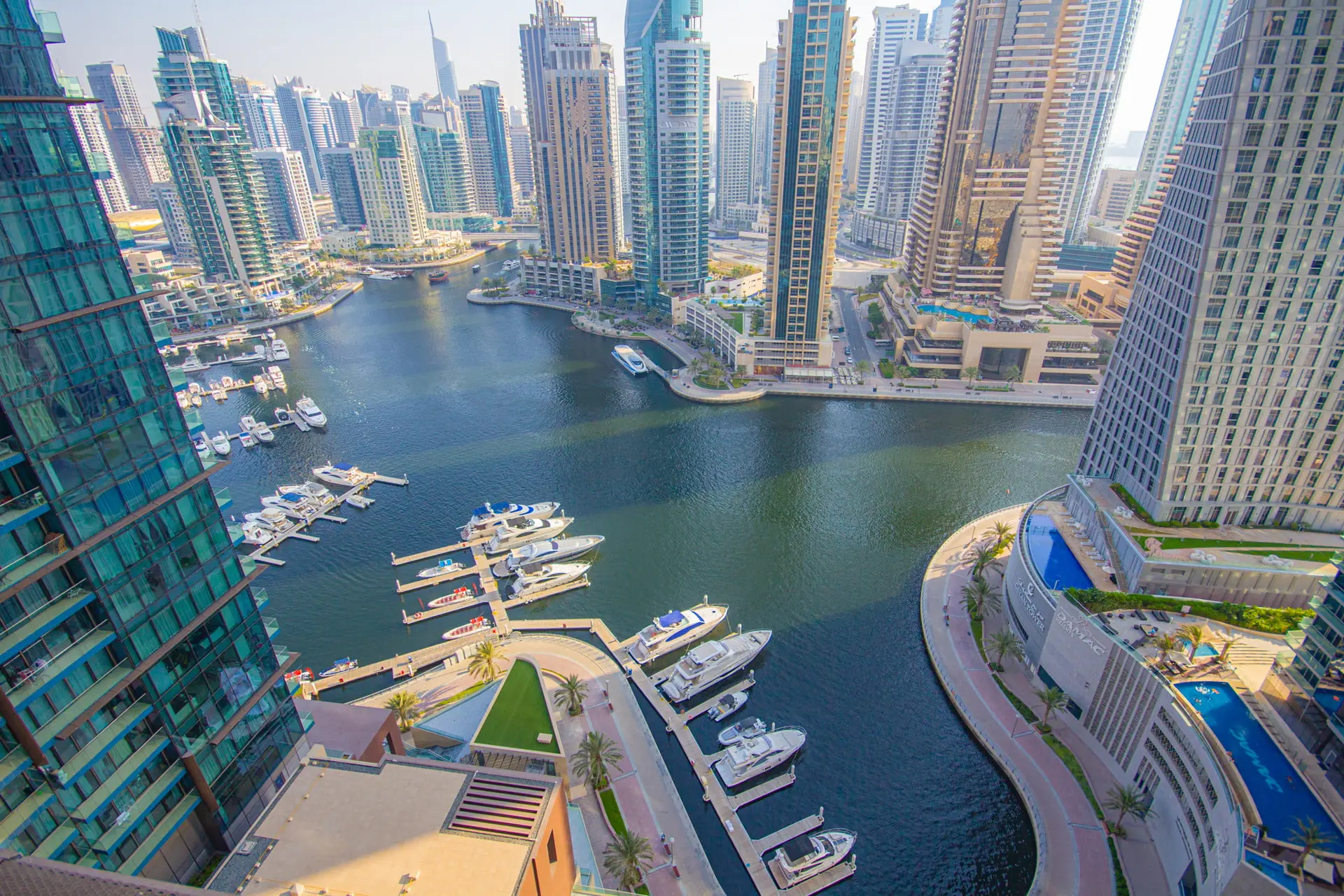 Appartement de luxe avec vue partielle sur la mer et Dubai Skyline – Appartement Dubai (1/10)