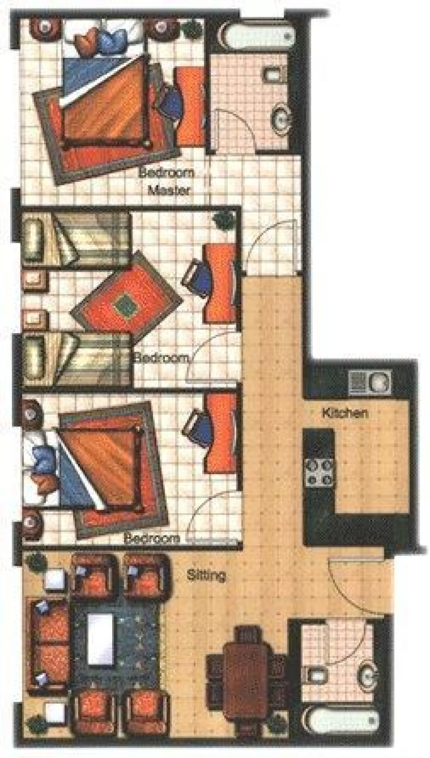 Appartement à vendre avec 3 ch à Armada Tower 3 – Appartement Dubai (3/9)