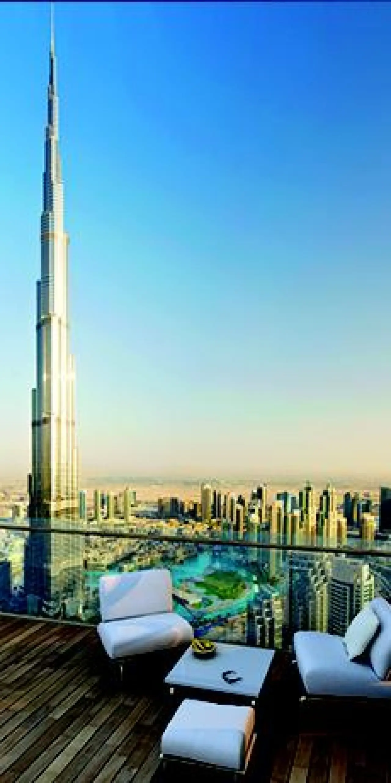 Burj Vista 1 - Type 04 - Vue sur Burj et Fountain view - 3 lits – Appartement Dubai (7/7)