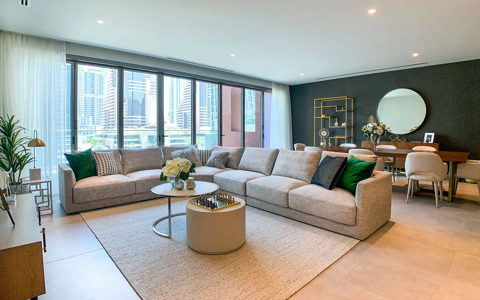Grand 2 chambres luxueux avec vue complète sur la Marina – Appartement DUBAI (7/8)