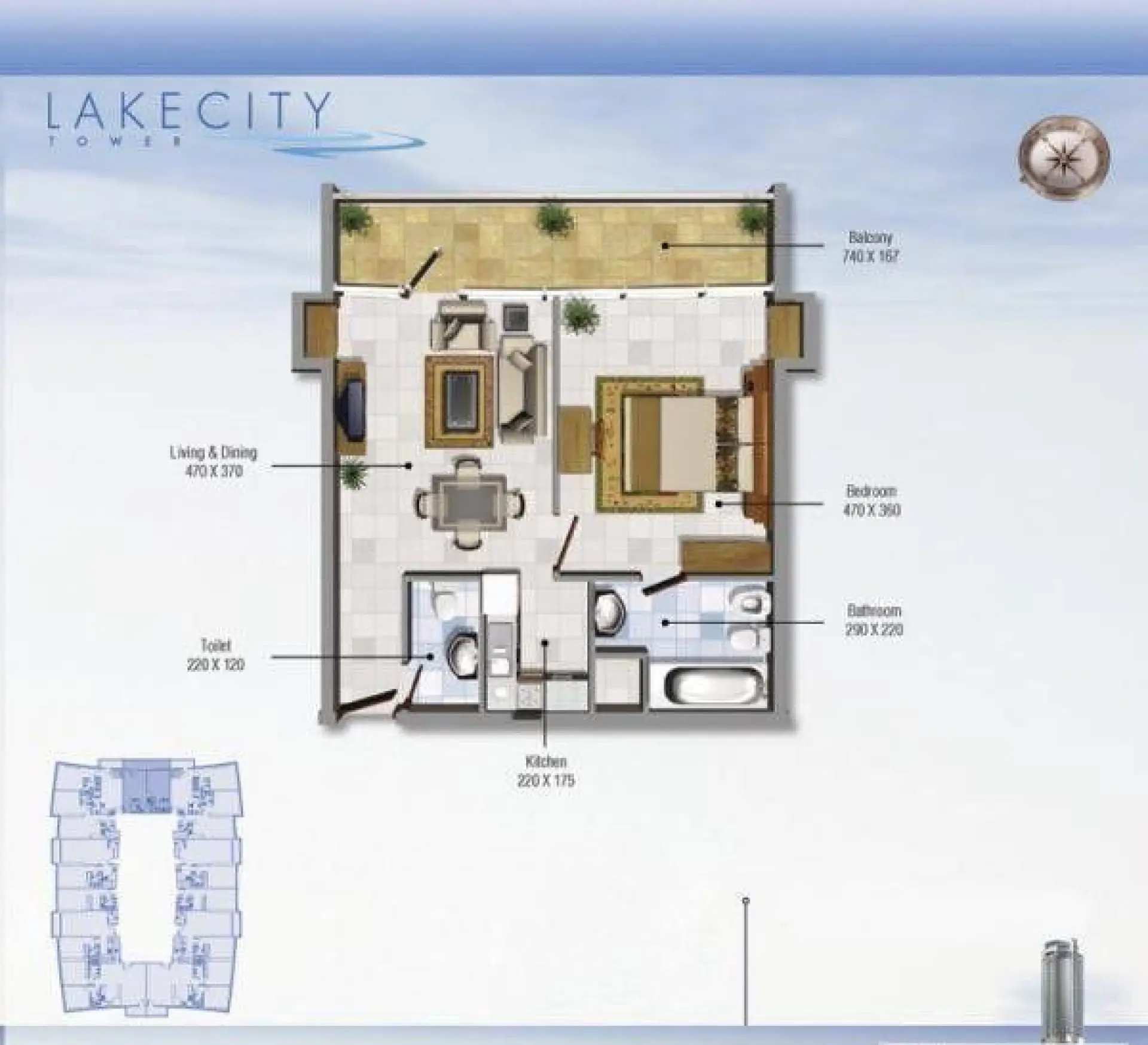 2 pièces à JLT – Appartement Dubai (2/10)