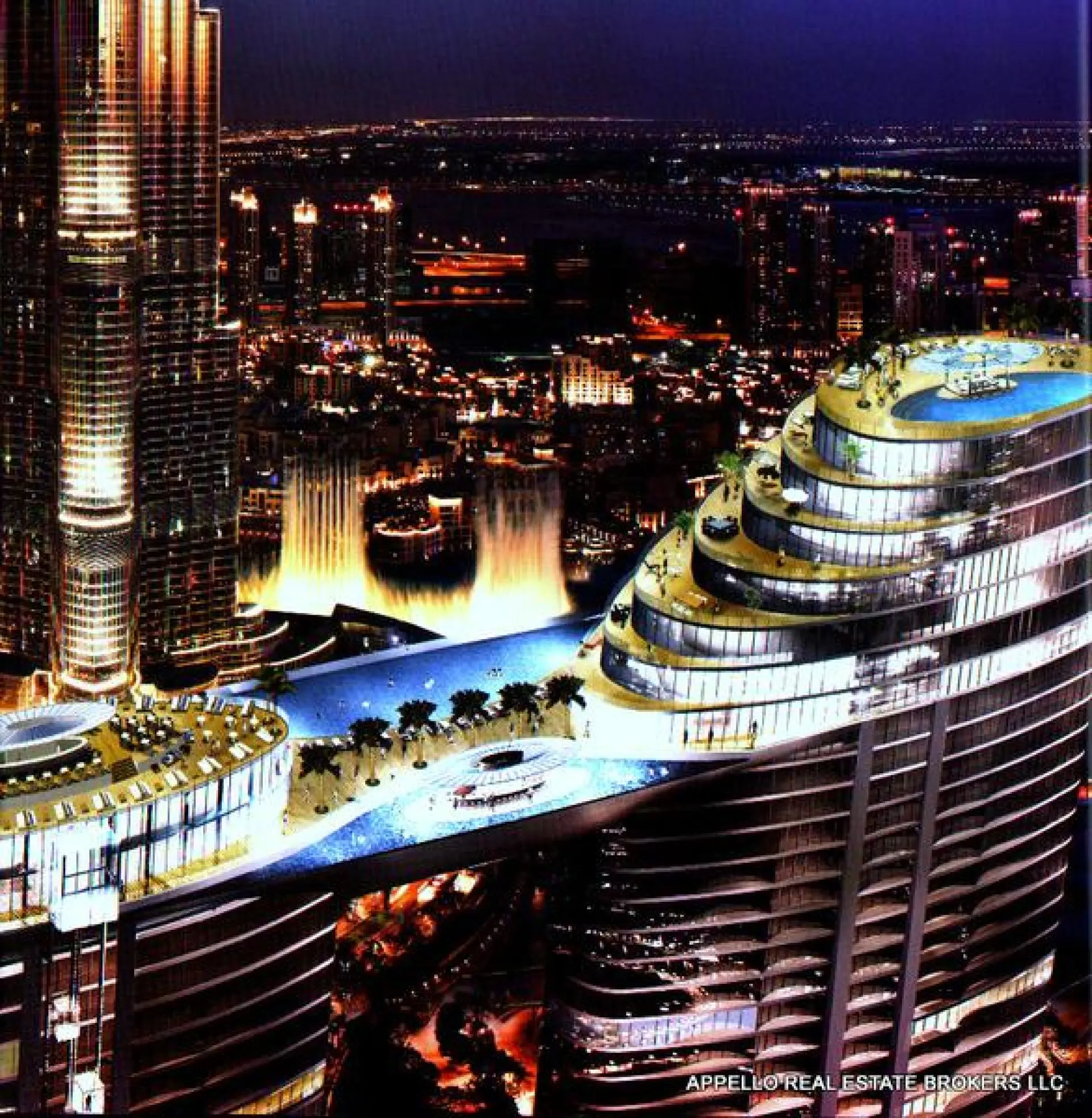 3 chambres à Address Sky Views avec vue pleine sur Burj/ Fountain – Appartement Dubai (4/10)