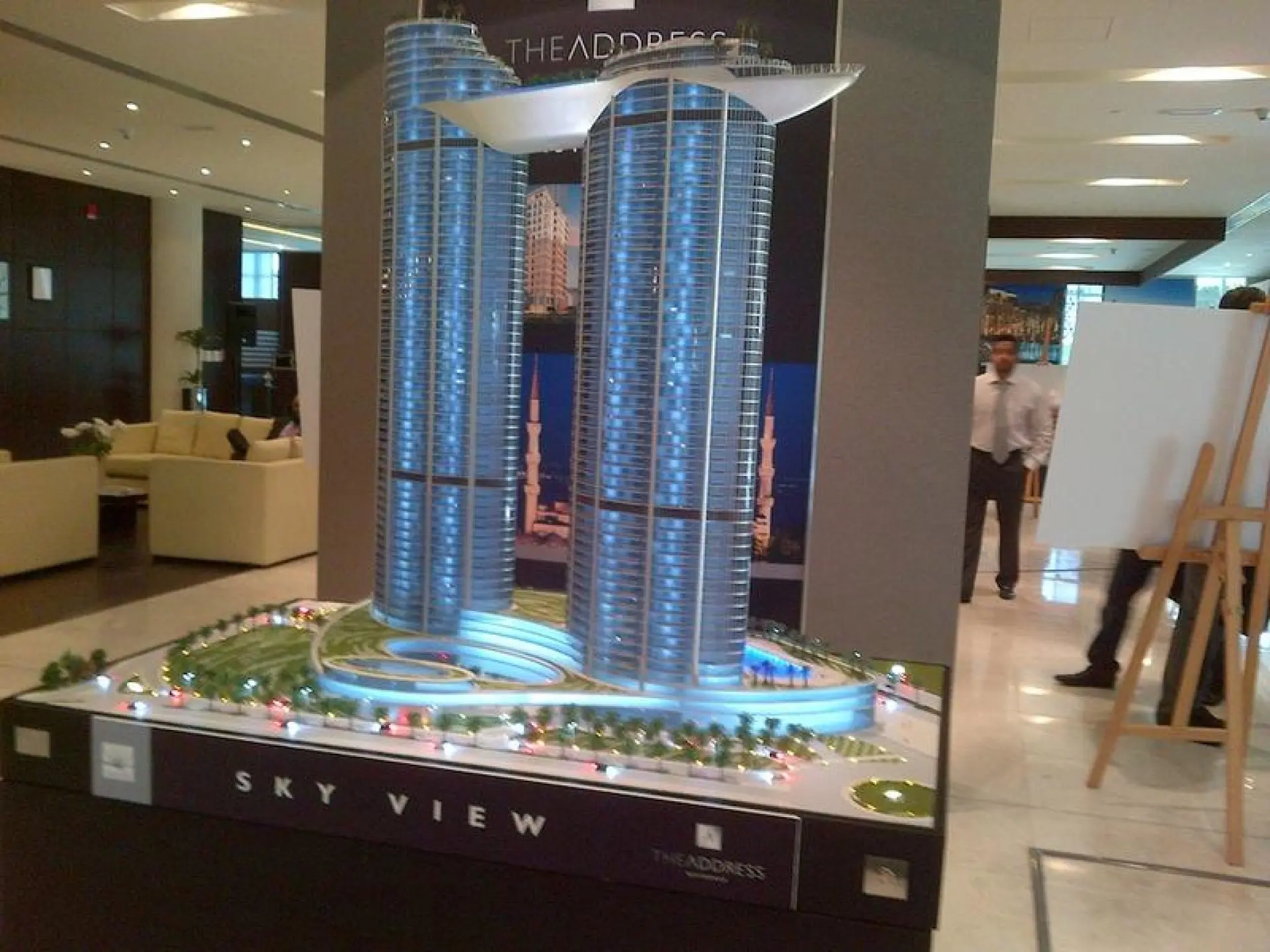 3 chambres à Address Sky Views avec vue pleine sur Burj/ Fountain – Appartement Dubai (8/10)