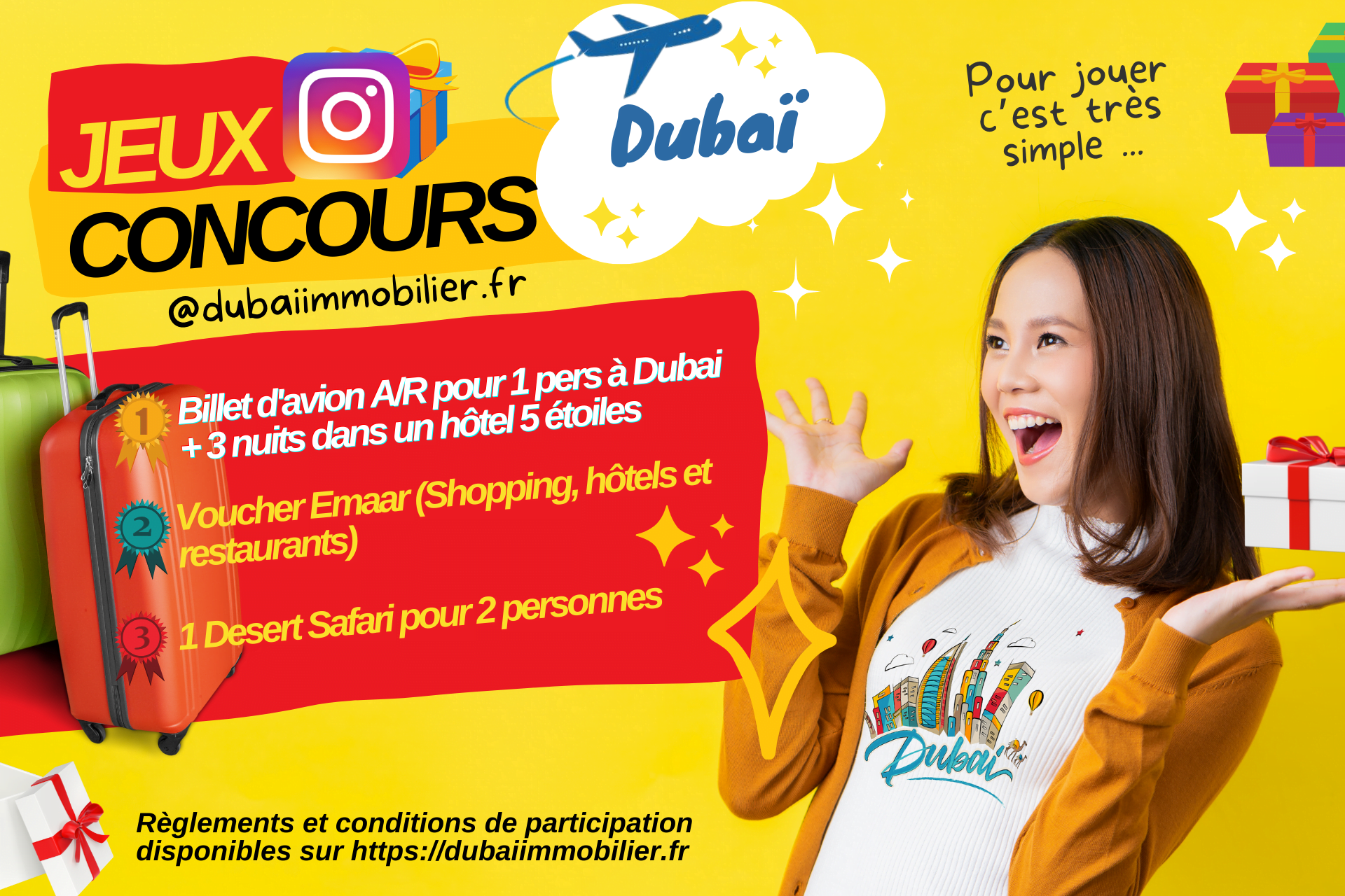 MENTIONS LÉGALES - Pour le Jeu Concours Instagram Dubaï Immobilier 2 - Dubai Immobilier MENTIONS LÉGALES - Concours Instagram Dubaï Immobilier