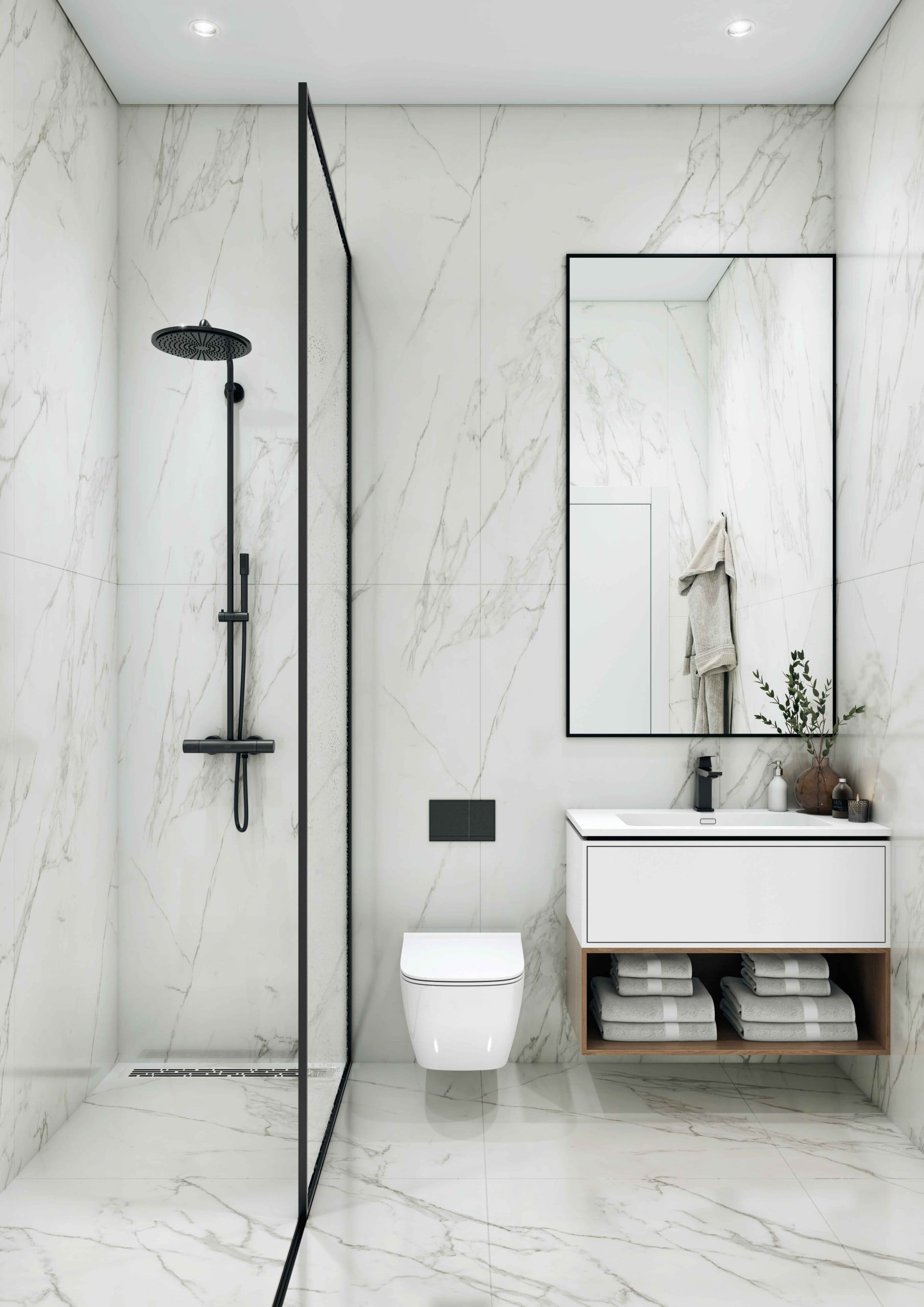 Elysee III INT Studio Bathroom scaled - Immobilier Dubai