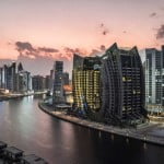 DaVinci Tower @ Business Bay 45 - Dubai Immobilier DVT night wide - Immobilier Dubai