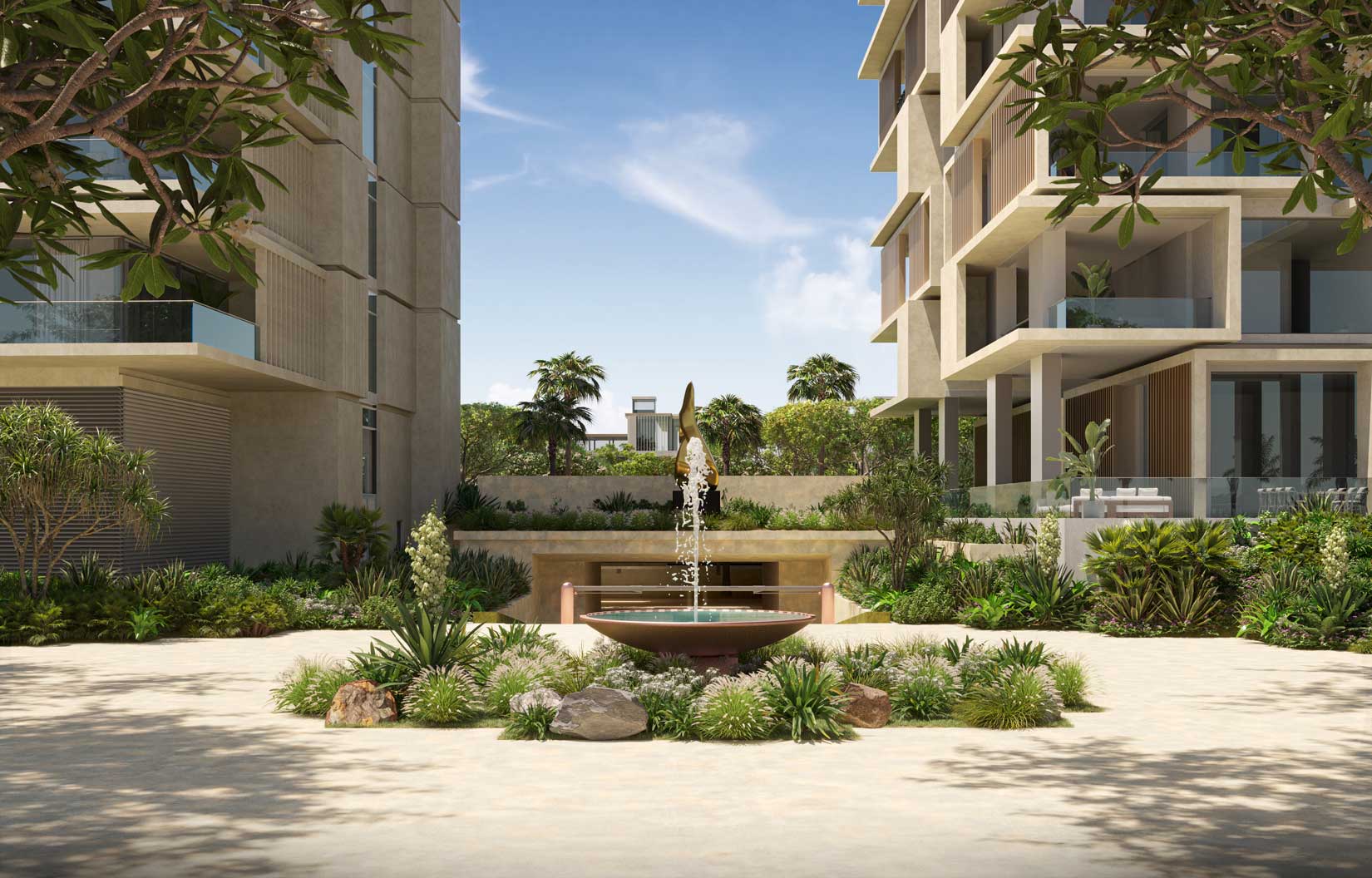 Six Senes Residences The Palm Dubai Main Entrance - Immobilier Dubai