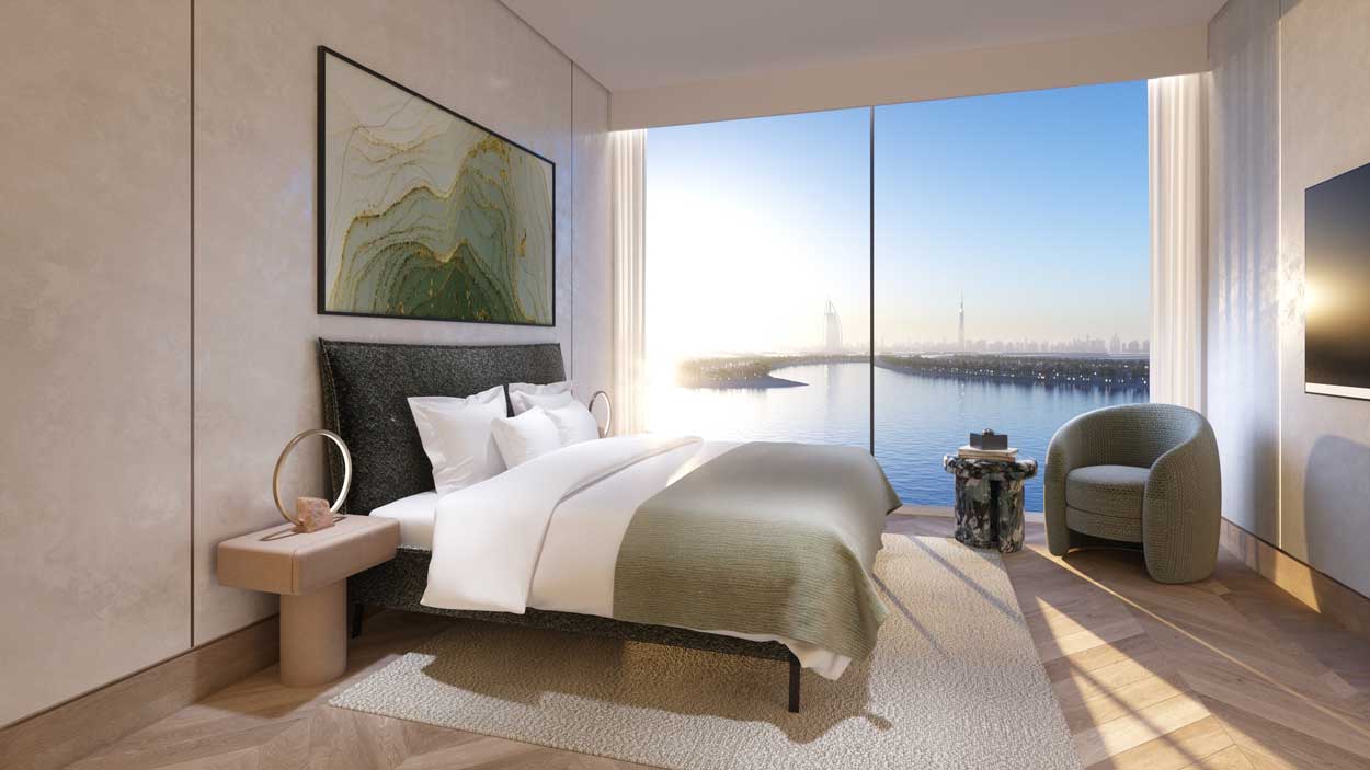Six Senses Residence The Palm Penthouse Bedroom - Immobilier Dubai