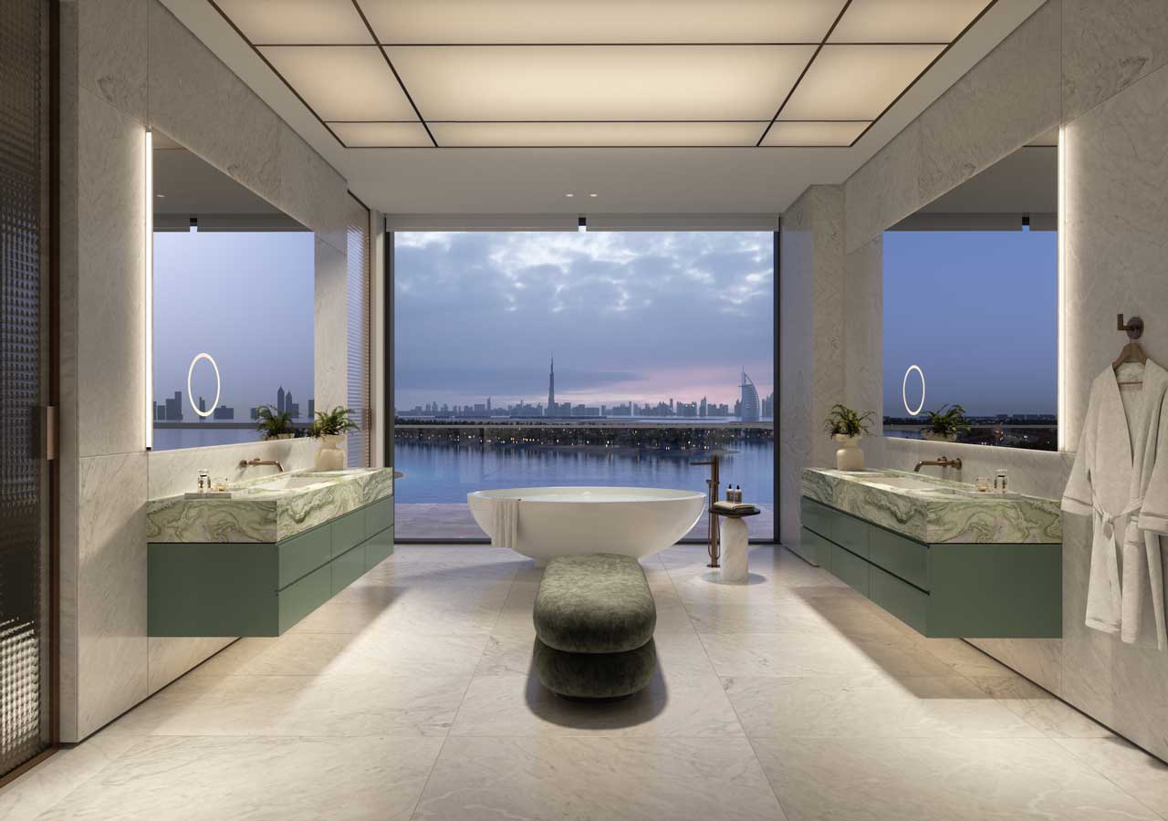 Six Senses Residence The Palm Royal Penthouse Bathroom - Immobilier Dubai
