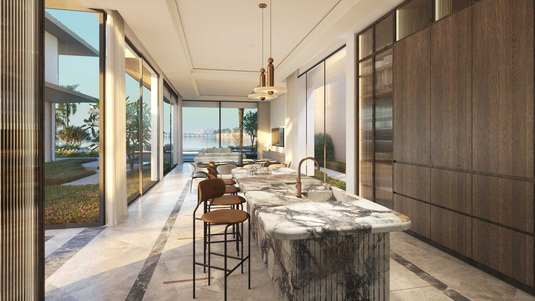 Six Senses Residence The Palm Signature Villa Kitchen - Immobilier Dubai