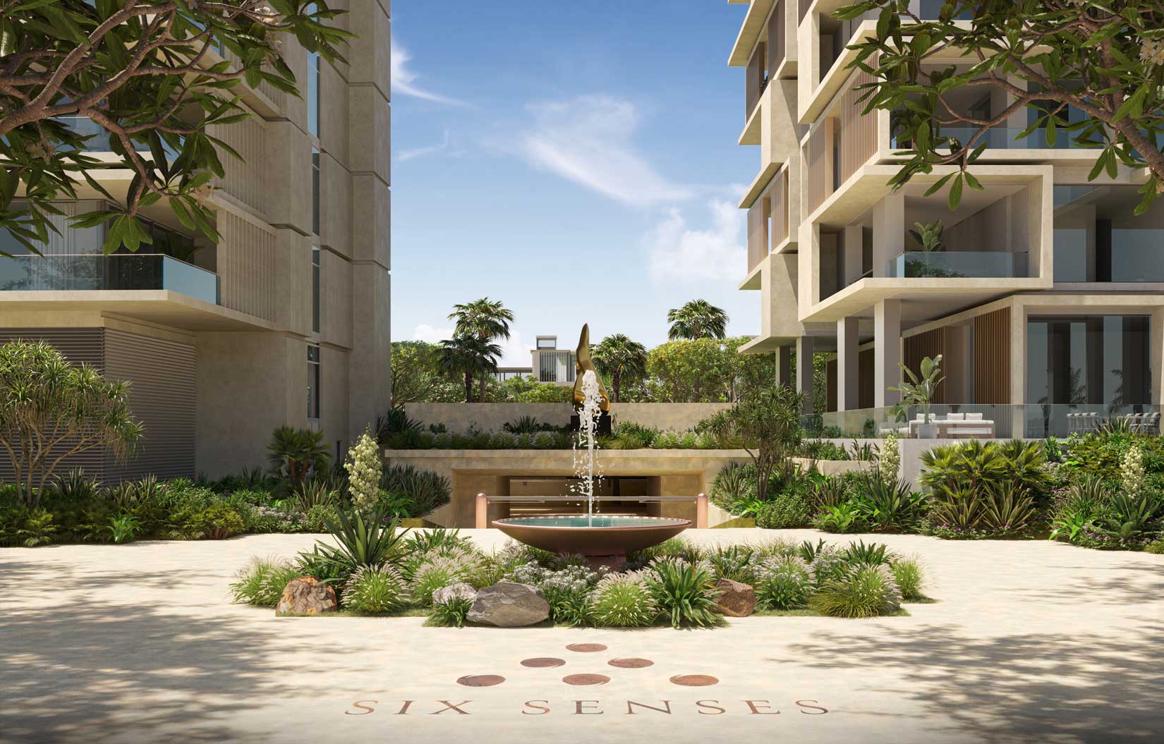 Six Senses The Palm Dubai MainEntrance - Immobilier Dubai