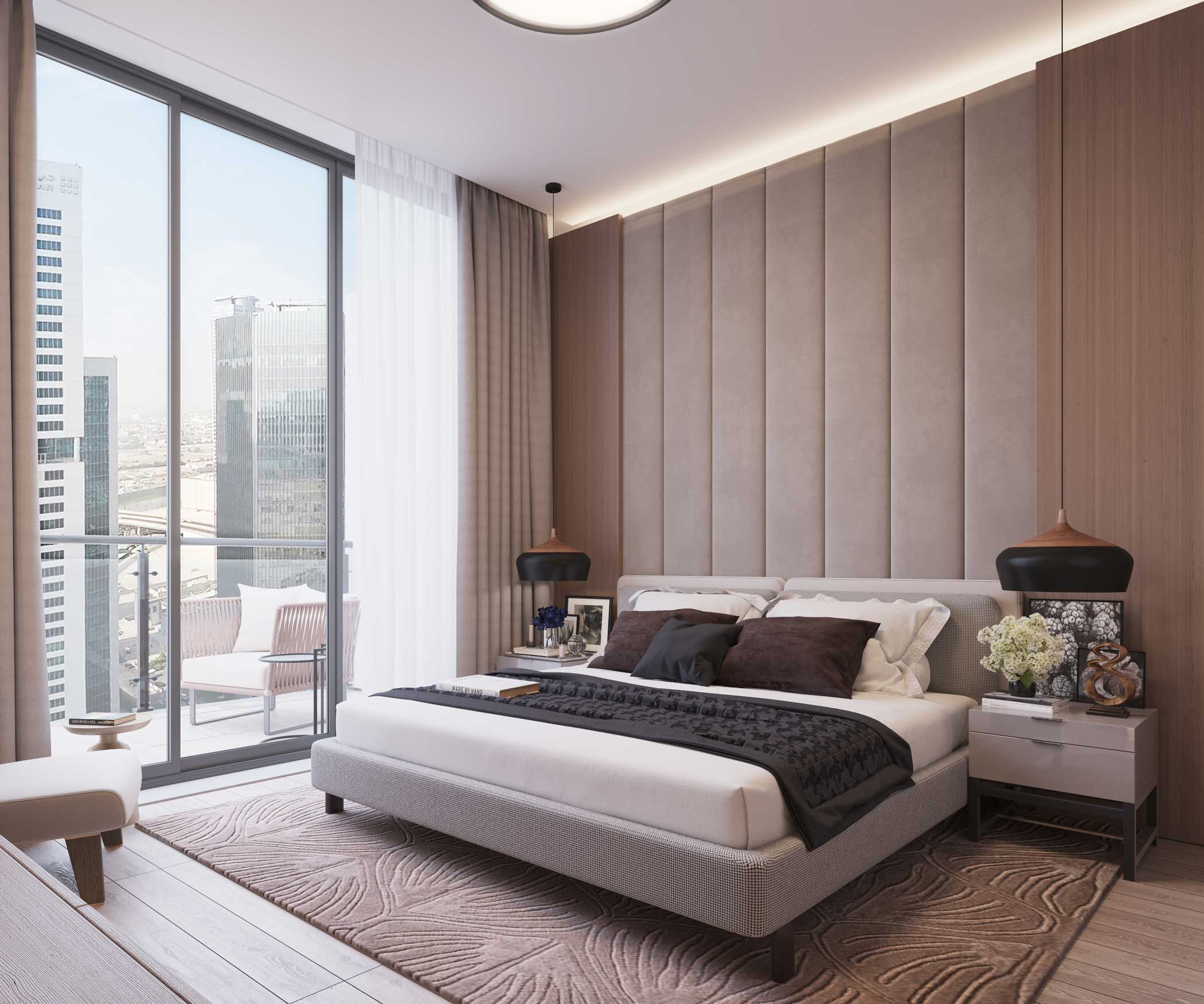 Bedroom View 01 - Immobilier Dubai