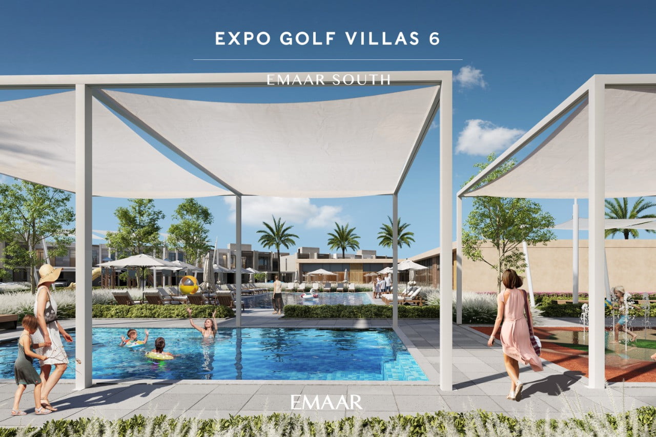 EXPO GOLF VILLAS pool 2 - Immobilier Dubai