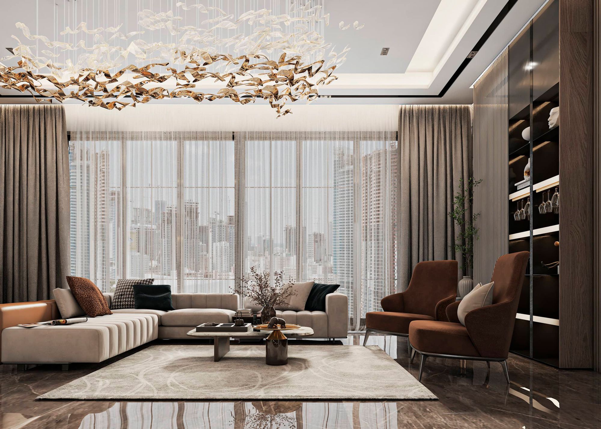 salon - Immobilier Dubai