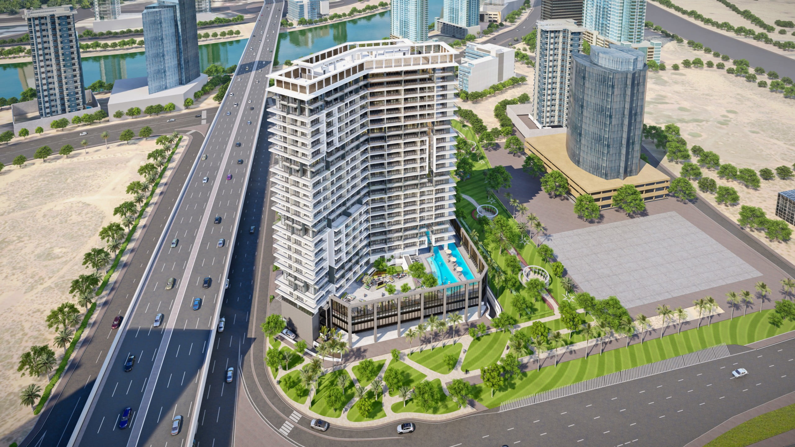 EXTERIOR VIEWS 3 scaled - Immobilier Dubai
