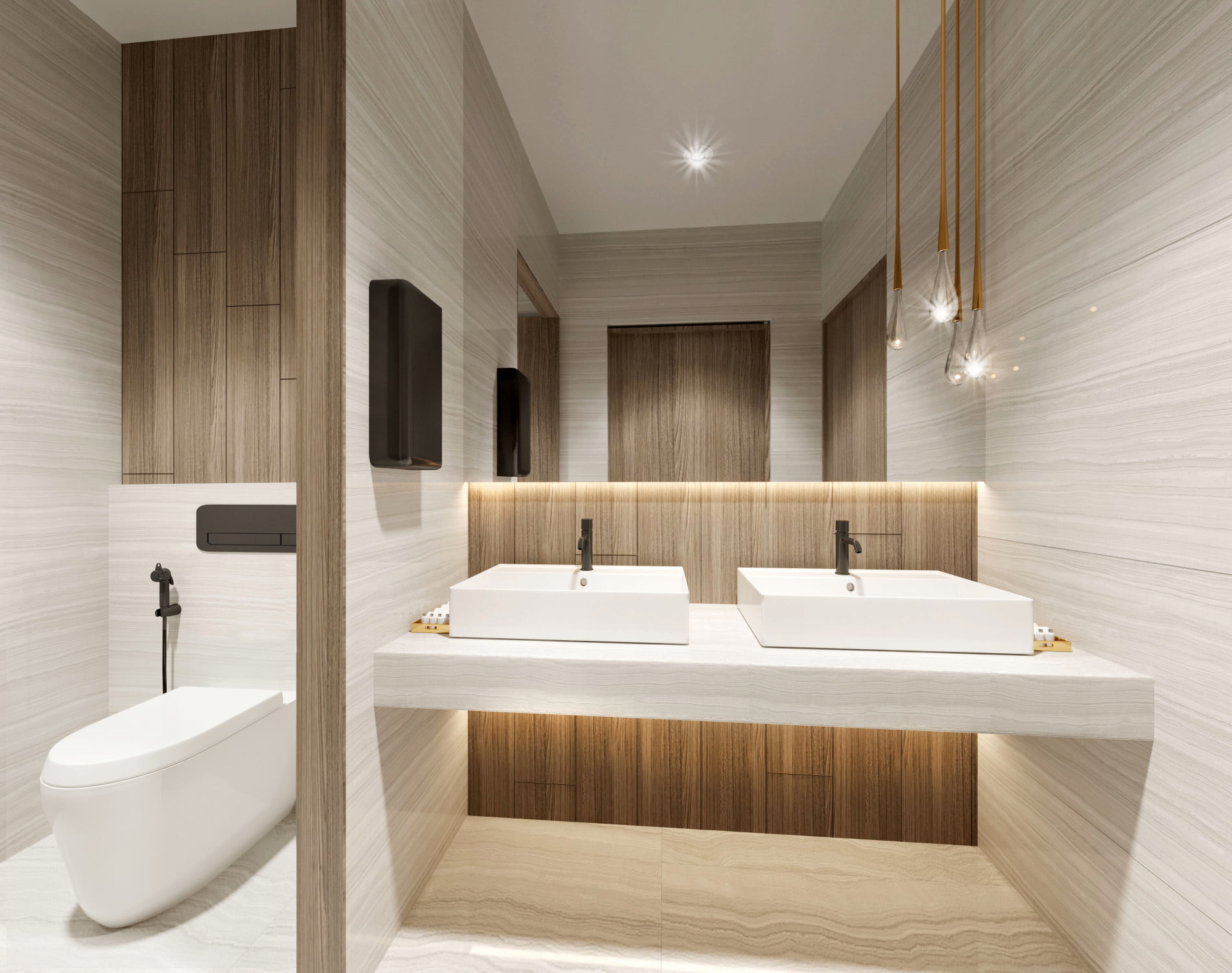 prime gardens salle de bain2 - Immobilier Dubai