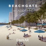 Beachgate by Address @ Emaar Beachfront 23 - Dubai Immobilier BEACHGATE EBF RENDERS1 - Immobilier Dubai