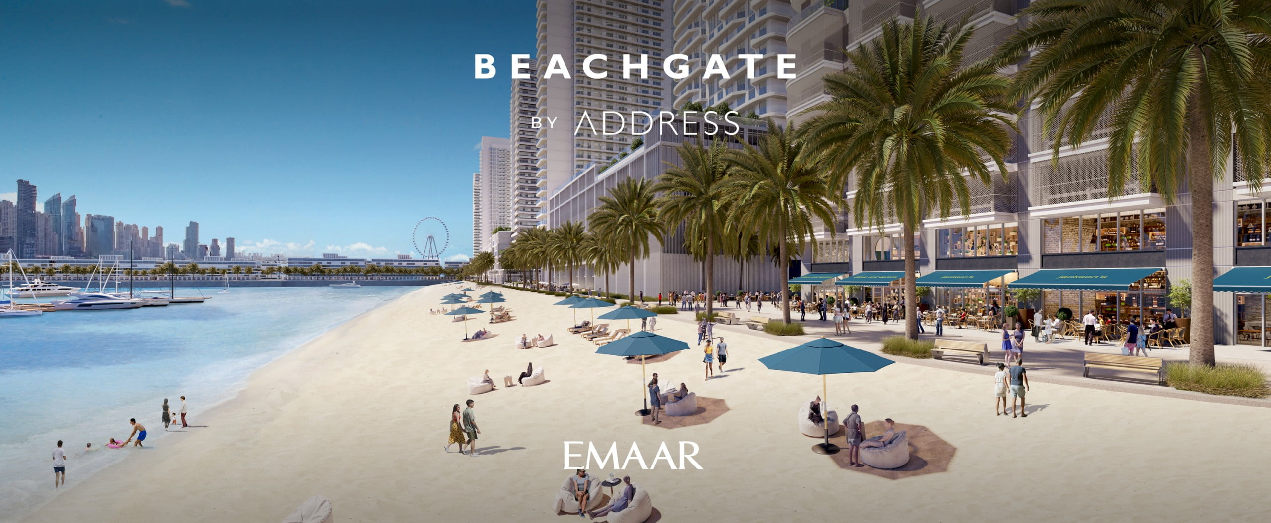 BEACHGATE EBF RENDERS1 scaled - Immobilier Dubai