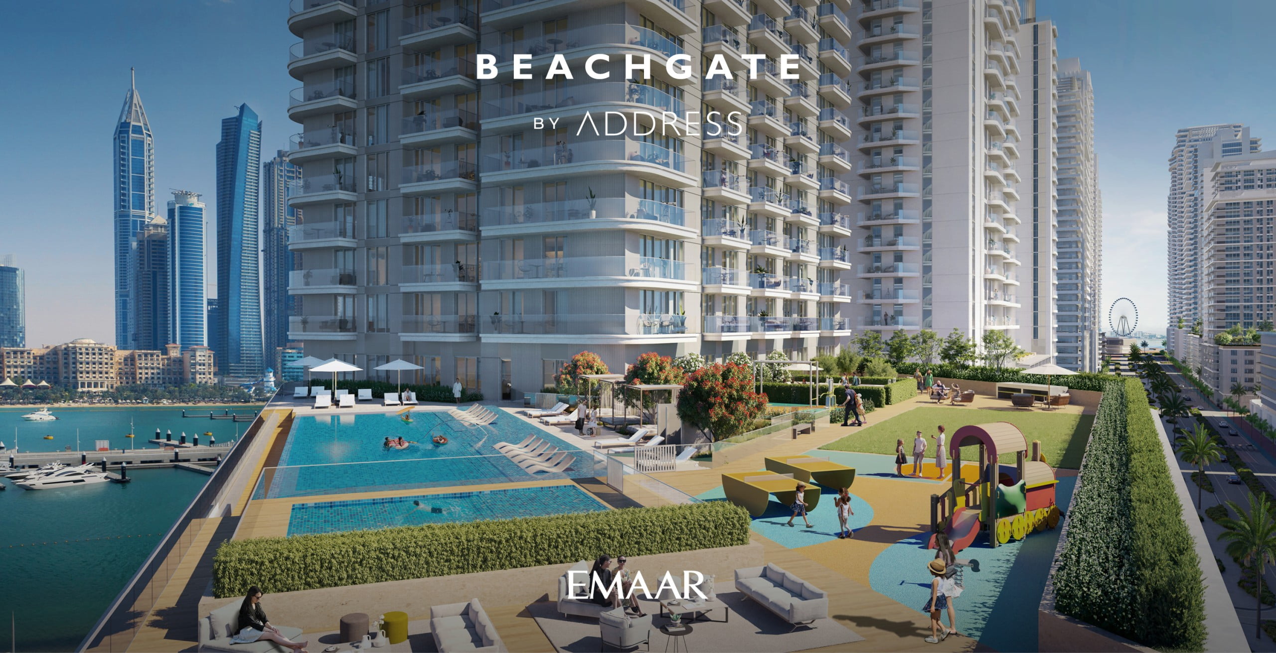 BEACHGATE EBF RENDERS2 scaled - Immobilier Dubai