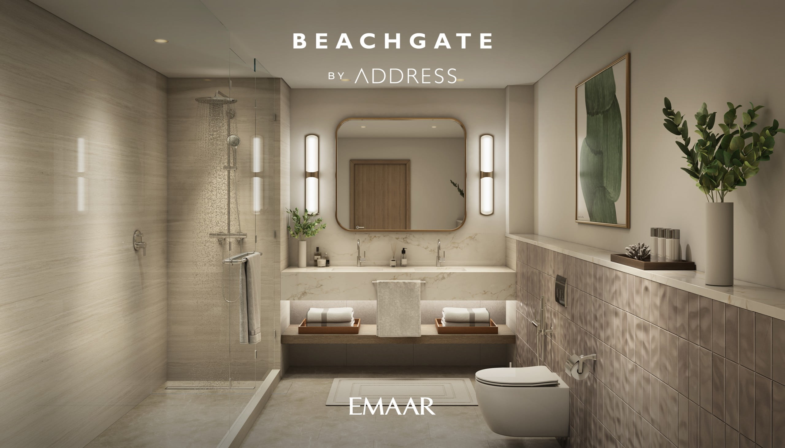 BEACHGATE EBF RENDERS7 scaled - Immobilier Dubai