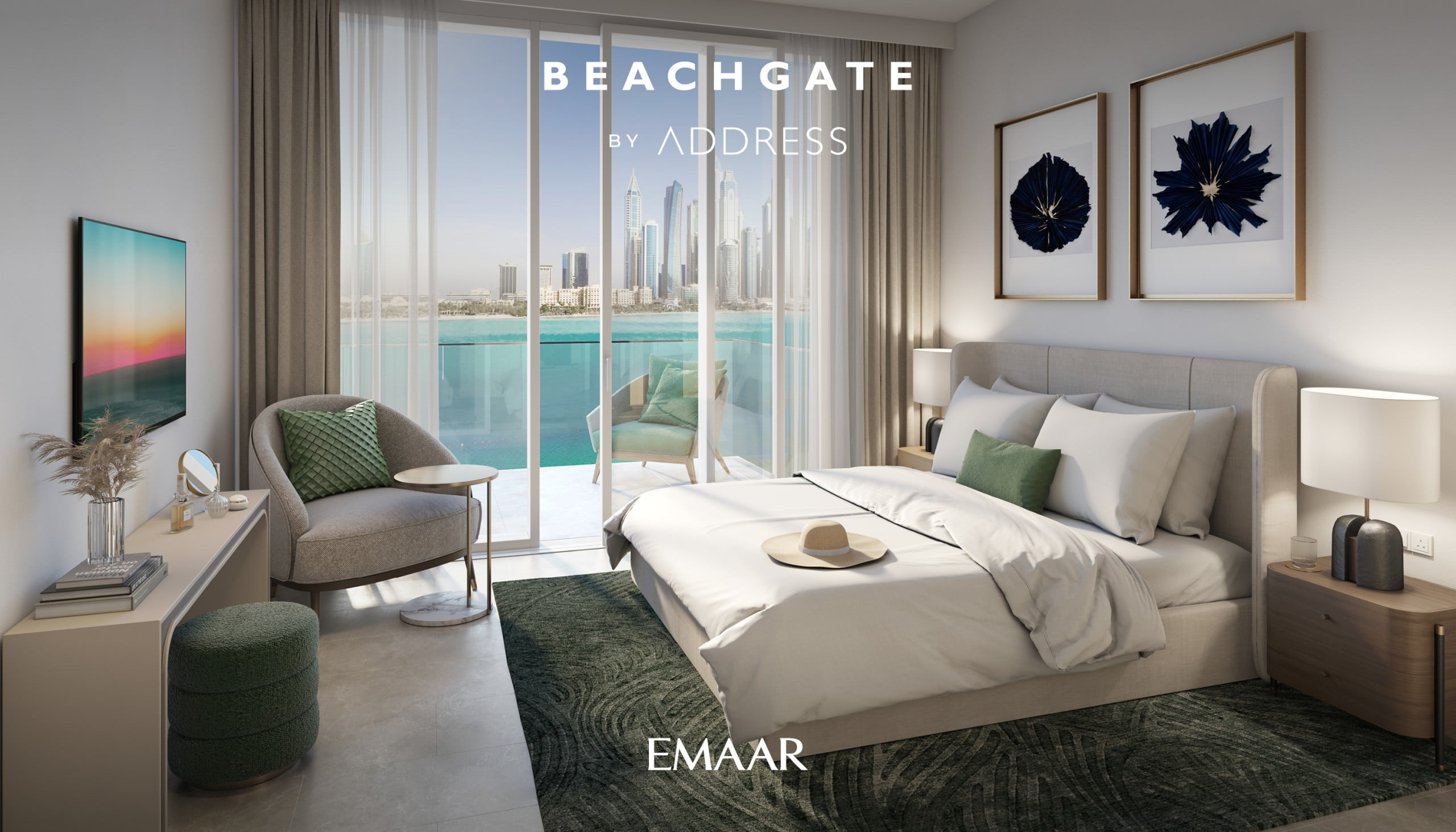 BEACHGATE EBF RENDERS8 scaled - Immobilier Dubai