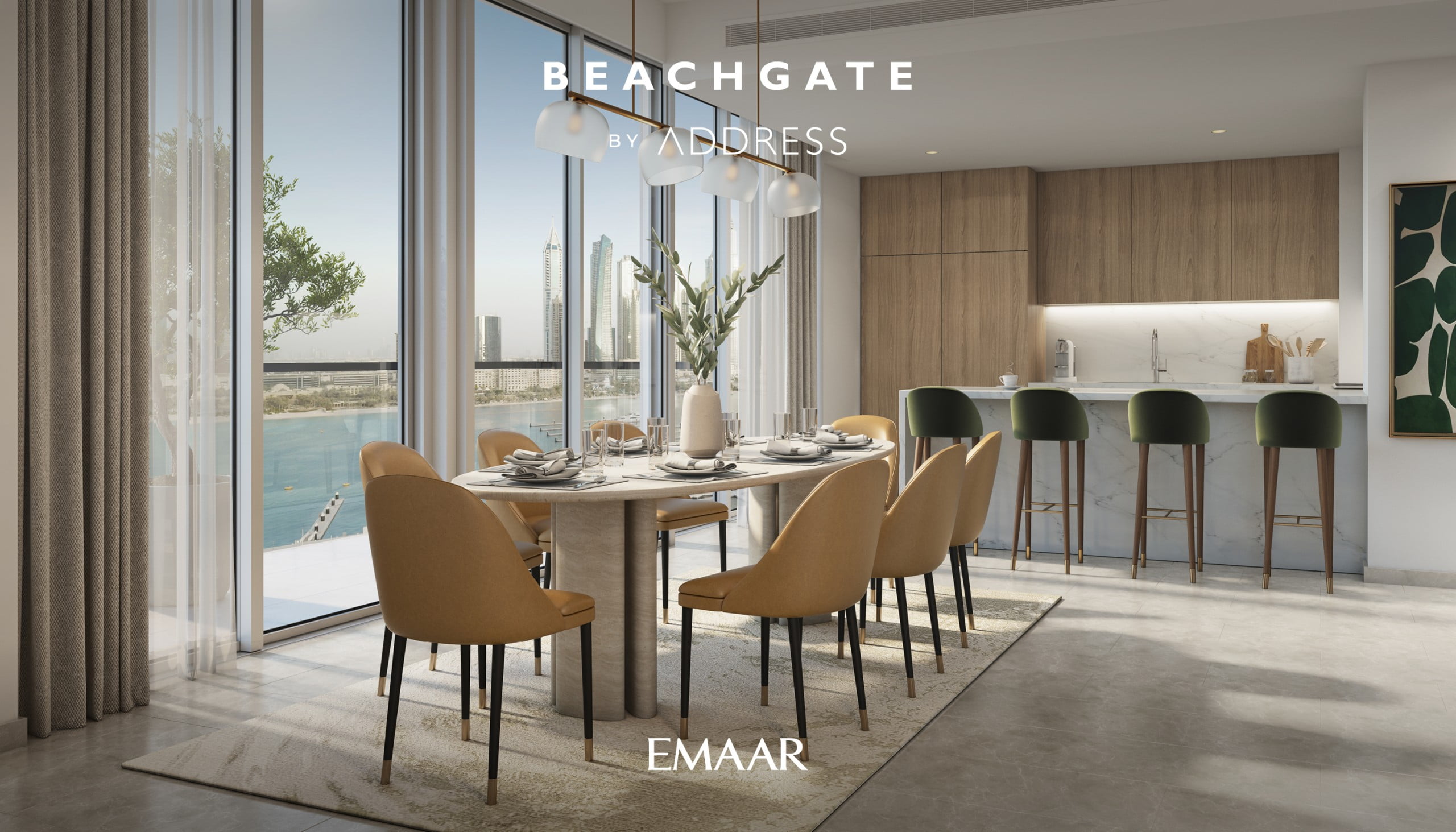 BEACHGATE EBF RENDERS9 scaled - Immobilier Dubai