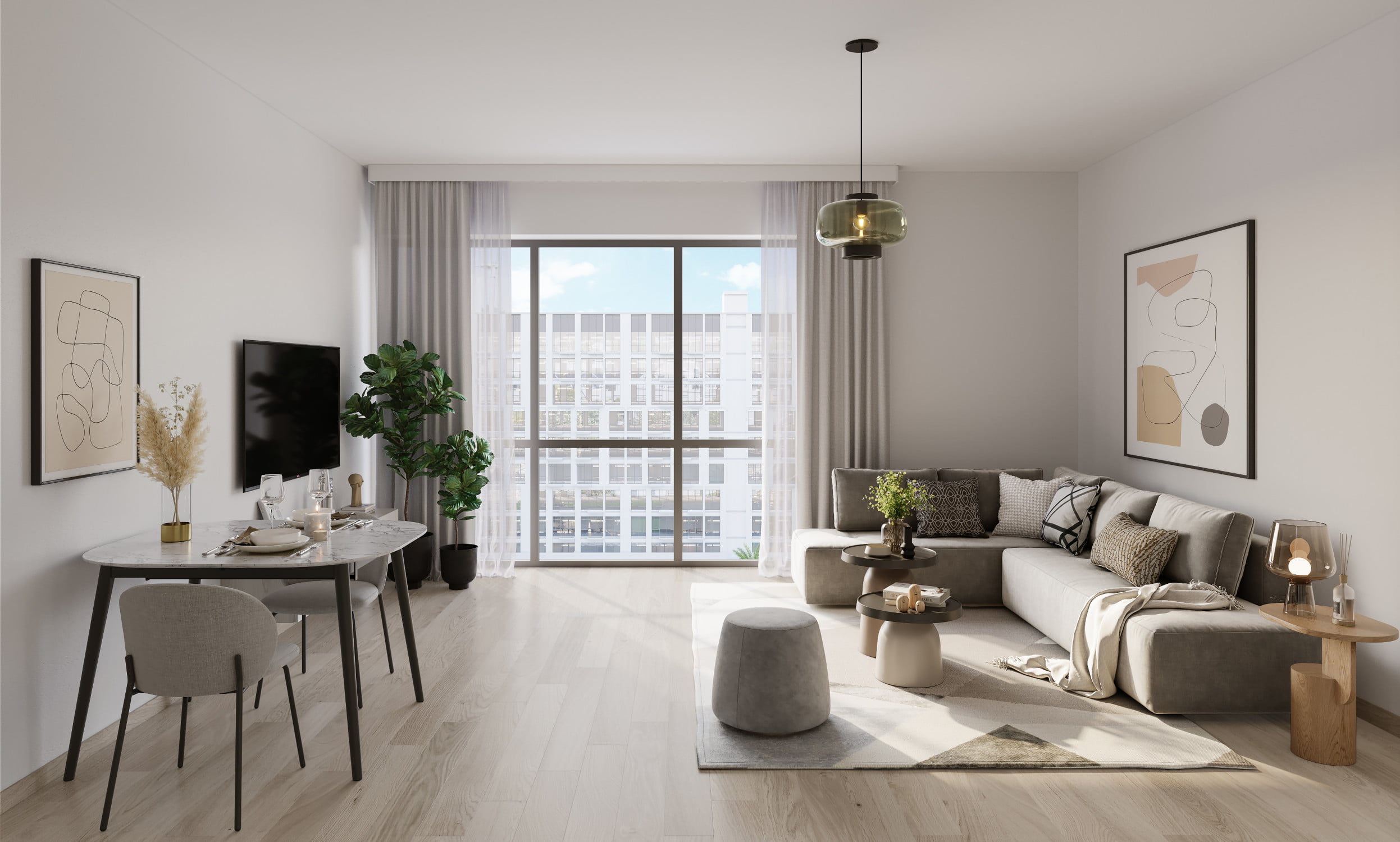 nshama appartement INT Studio Living - Immobilier Dubai