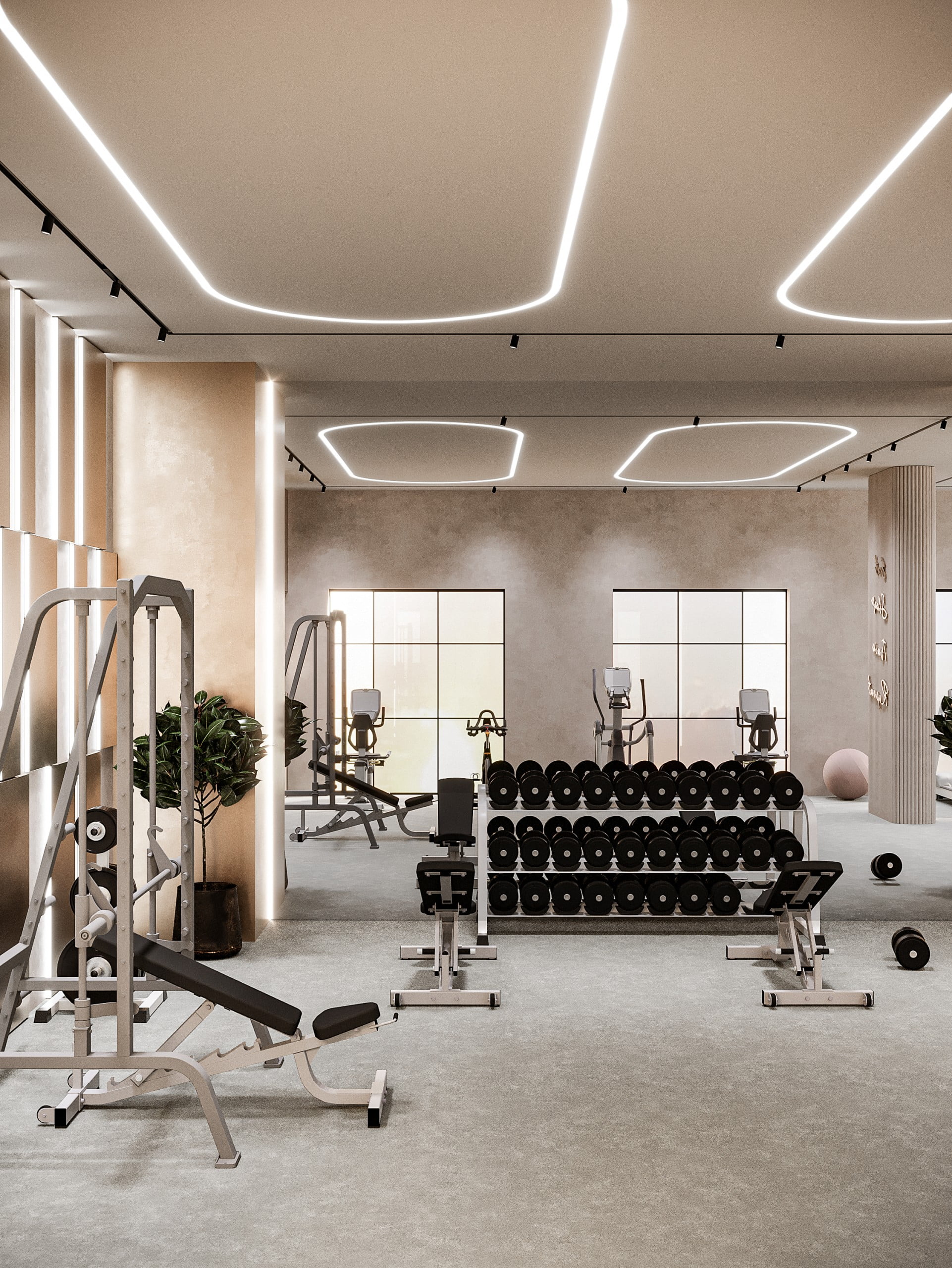 20 gym view 2 scaled - Immobilier Dubai