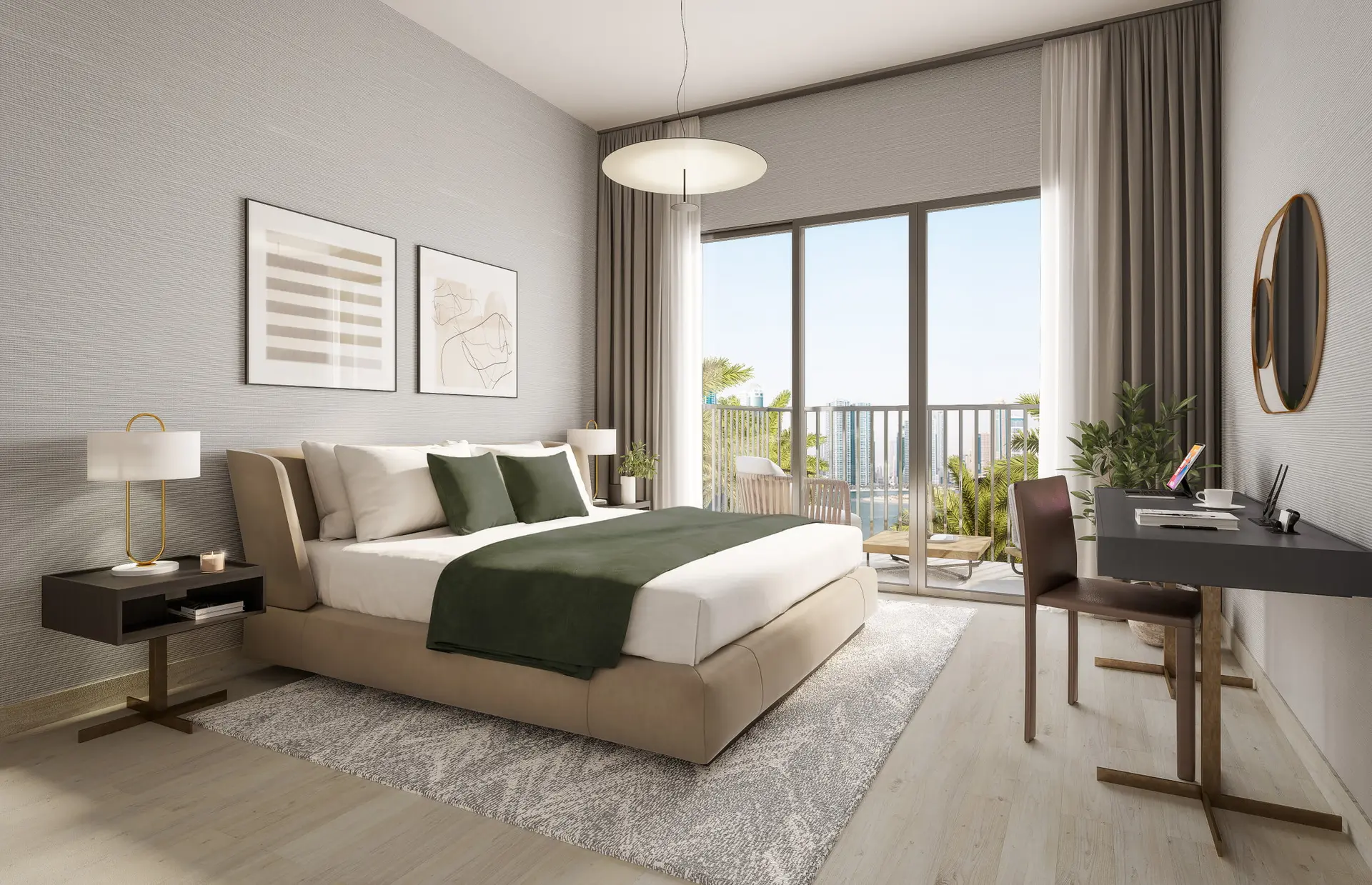 23931-INT_Bedroom_2-BED1 Rimal Residences, Maryam Island – Appartement Maryam Island (3/6)