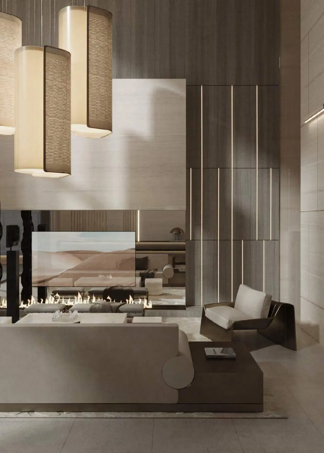 Villa de haute gamme livrée entièrement meublé et piscine et ascenseur inclus – Villa Mohammed Bin Rahid City (30/30)