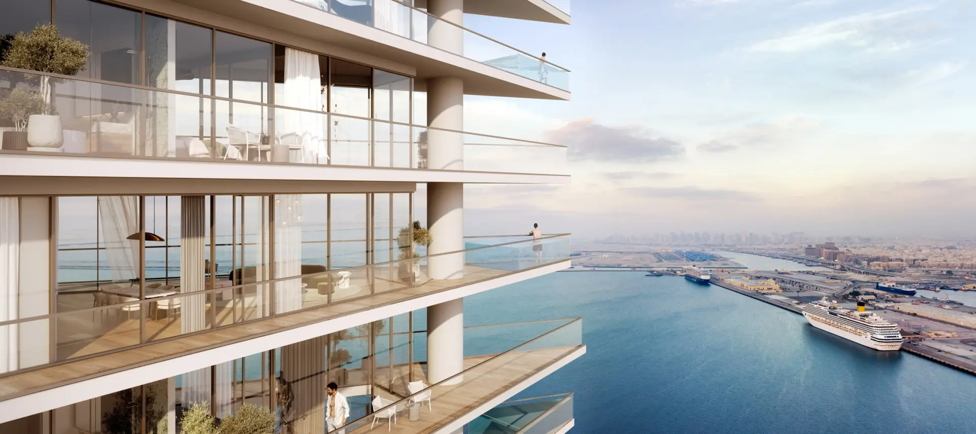 Nouveau lancement - Résidence emblématique en bord de mer - Mar Casa by Deyaar – Appartement Dubai Maritime City (1/23)