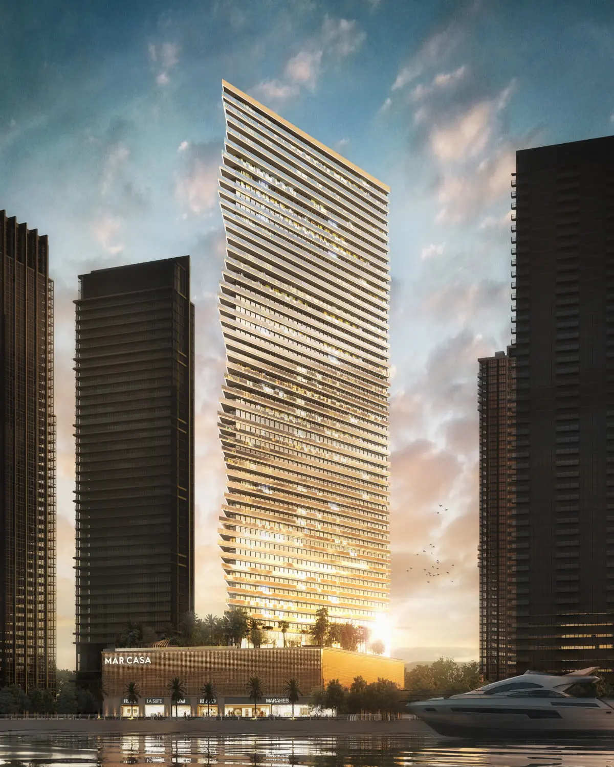 Nouveau lancement - Résidence emblématique en bord de mer - Mar Casa by Deyaar – Appartement Dubai Maritime City (11/23)