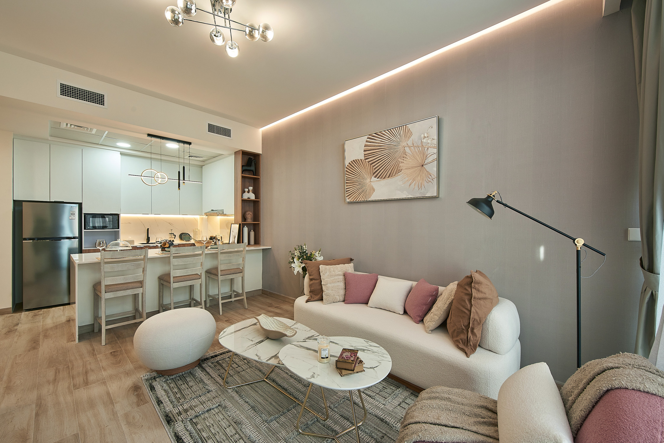 living dining kitchen - Immobilier Dubai