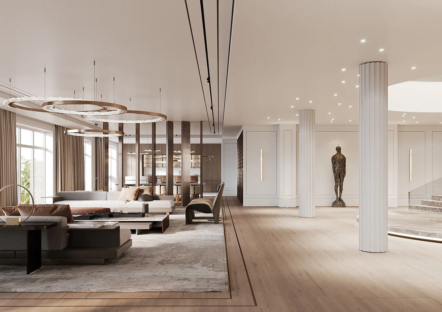 La Collection Contemporaine aux Raffles Résidences & Penthouses – Appartement The Palm Jumeirah (4/6)