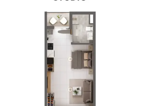Nous sommes ravis de vous présenter ce studio exceptionnel dans le projet Torino par Oro24 – Appartement dubai (1/5)