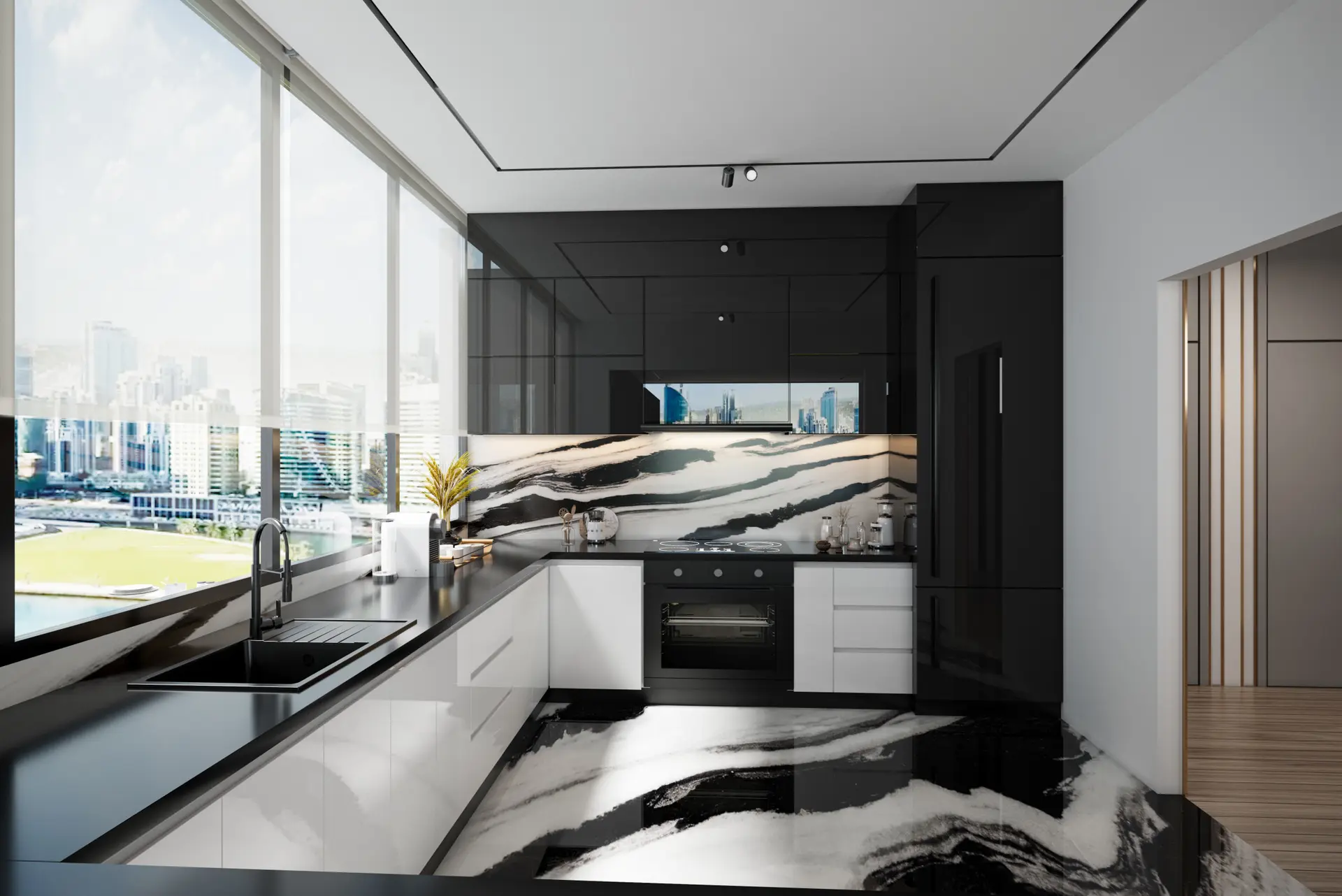 Bienvenue chez Trillionaire Residences par Binghatti - où l'opulence rencontre l'élégance ultime. Appartement Business Bay (1
