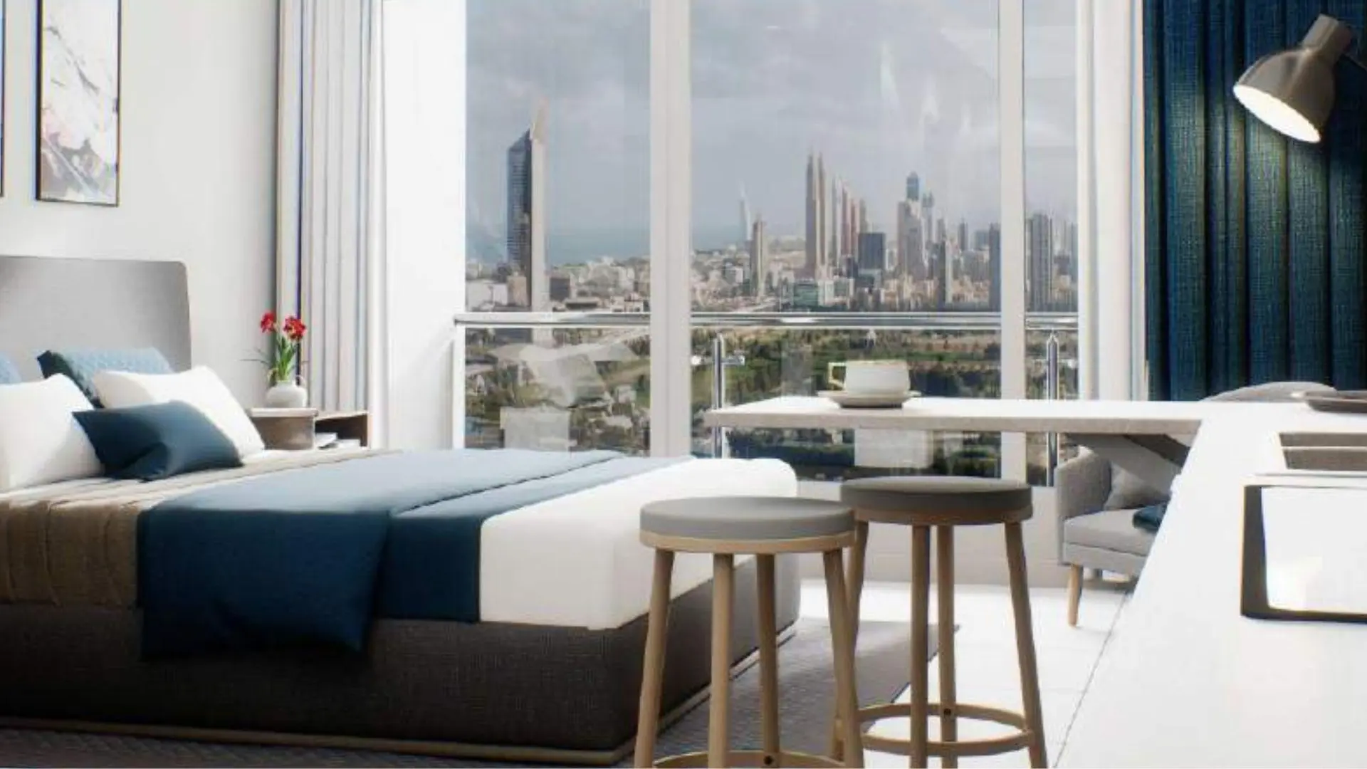 3 CHAMBRES MEUBLÉES | VUE COMPLETE SUR LE LAC – Appartement Dubai (5/13)