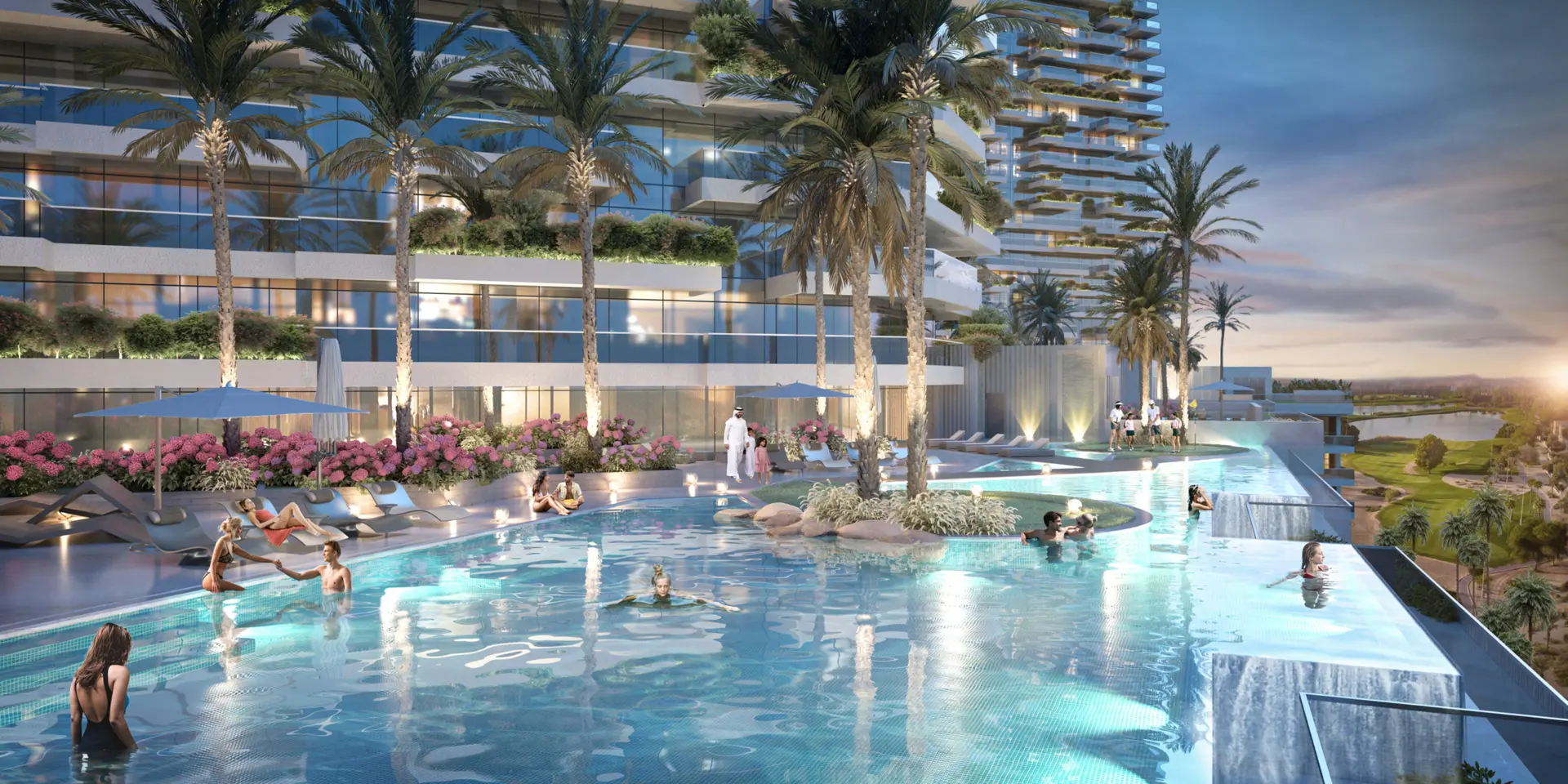 Golf Greens incarne le luxe et l'élégance à Damac Hills – Appartement Dubai (2/12)