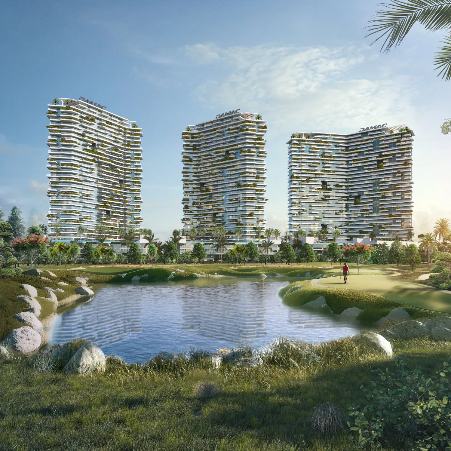 Golf Greens incarne le luxe et l'élégance à Damac Hills – Appartement Dubai (12/12)