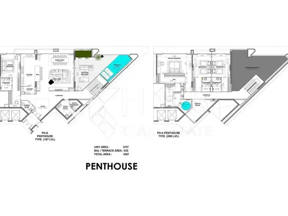 PENTHOUSE RARE DANS UNE TOUR LUXUEUSE NEUVE À BUSINESS BAY | 4 426,44 PI² – Appartement Dubai (1/11)
