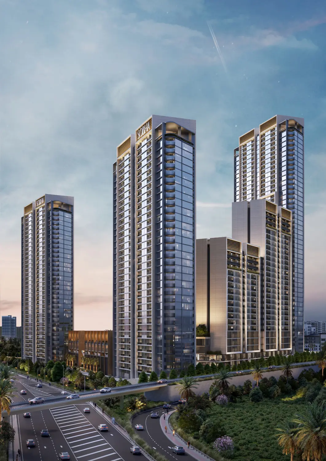 Découvrez le somptueux Sobha Orbis, une adresse de prestige à Motor City. Appartement Motor City (2/10)