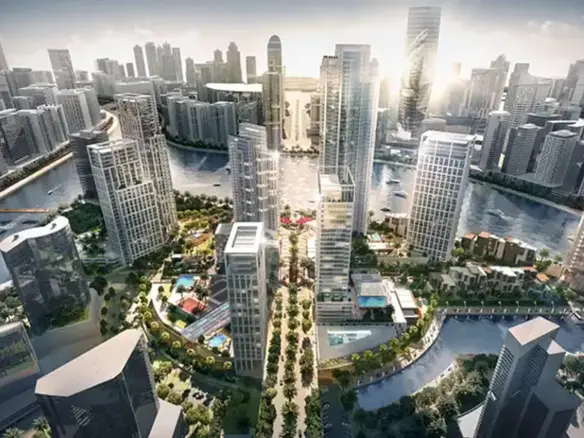 Appartement 1 chambre avec vue sur le canal dans le bâtiment le plus luxueux de Peninsula – Appartement Dubai (1/15)