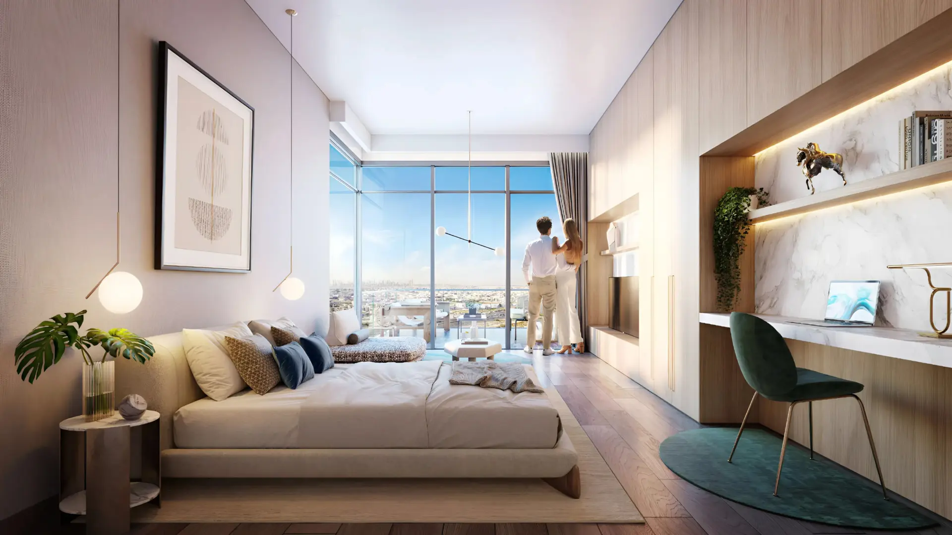 ÉTAGE ÉLEVÉ | VUE SUR LA SKYLINE | MEILLEUR STUDIO DU PROJET – Appartement Dubai (2/9)