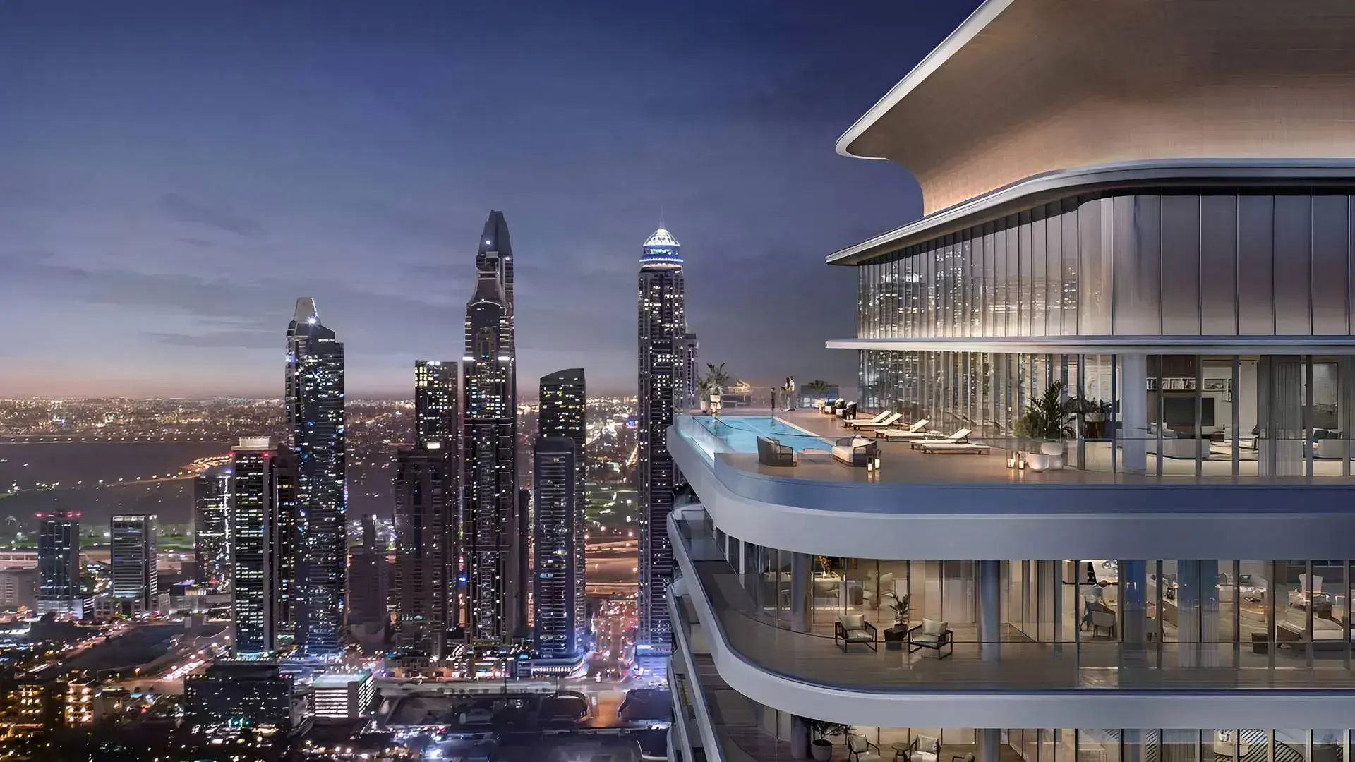2 chambres avec vue complète sur Palm Jumeirah – Appartement Dubai (7/8)
